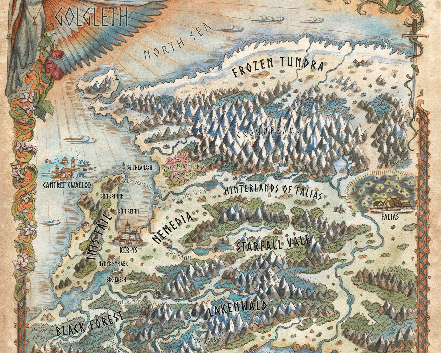 Golgleth Map